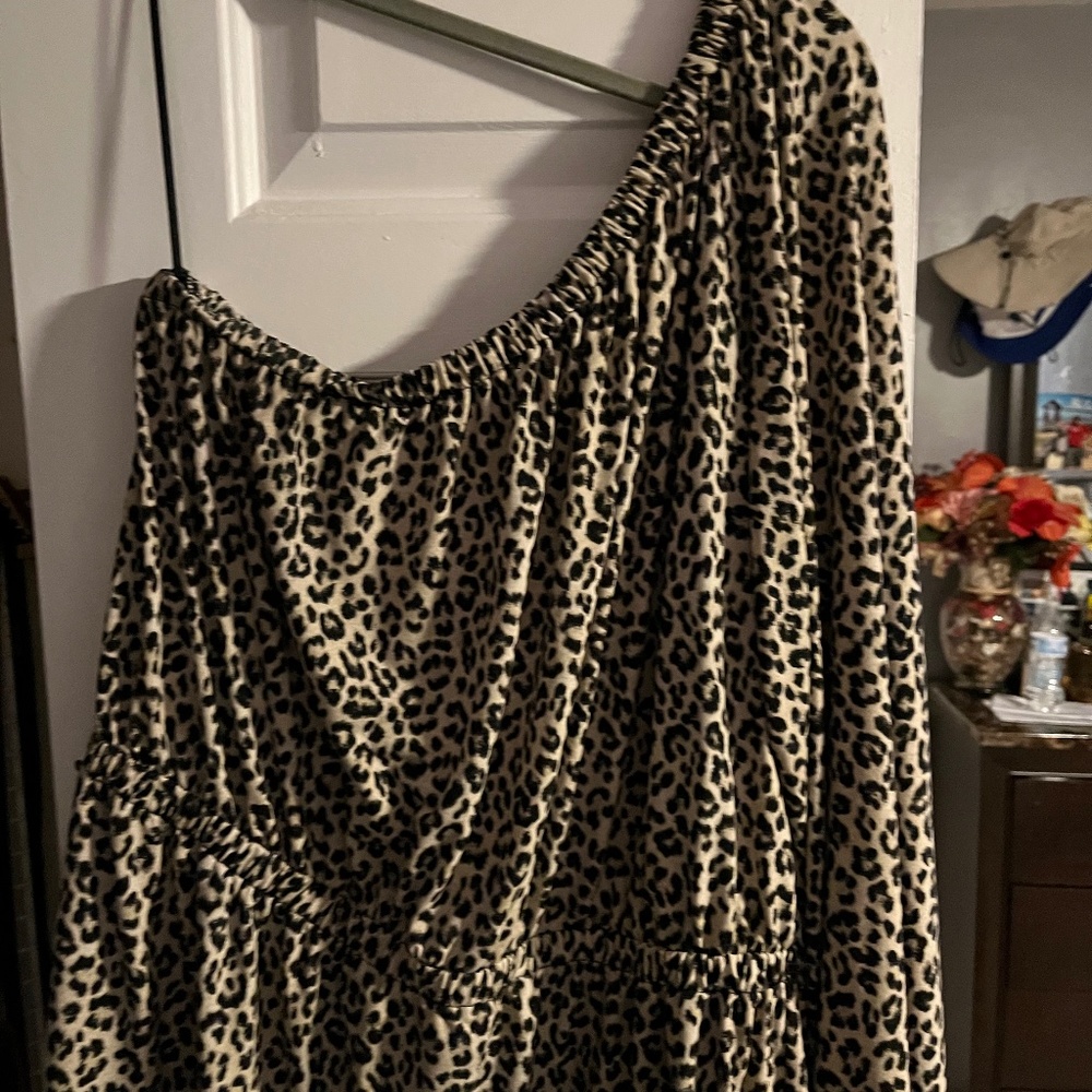 Michael kors one shoulder blouse